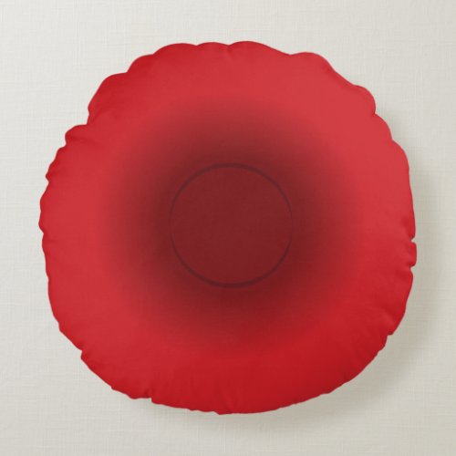 Red Blood Cell Round Pillow