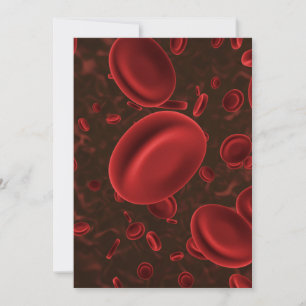 Red Blood Cells Microscopic Invitation