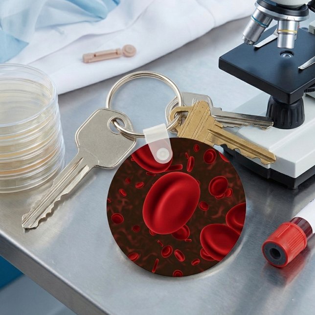 Red Blood Cells Microscopic Keychain (Creator Uploaded)