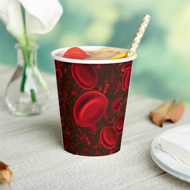 Red Blood Cells Microscopic Paper Cups (Creator Uploaded)