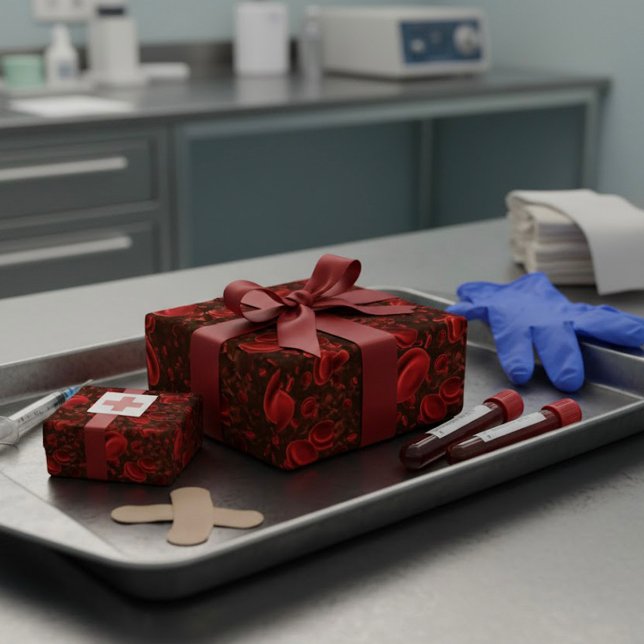 Red Blood Cells Microscopic Wrapping Paper (Creator Uploaded)
