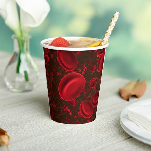 Red Blood Cells Paper Cups