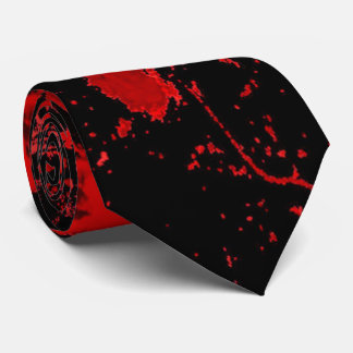 Red Bloody Celtic Cross Neck Tie