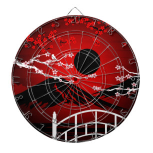 Red Blossom   Dart Board