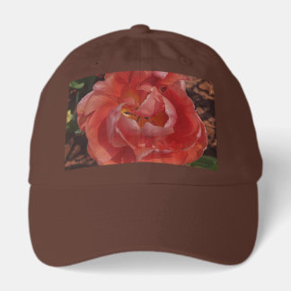 red blossom hat