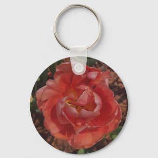 red blossom keychain
