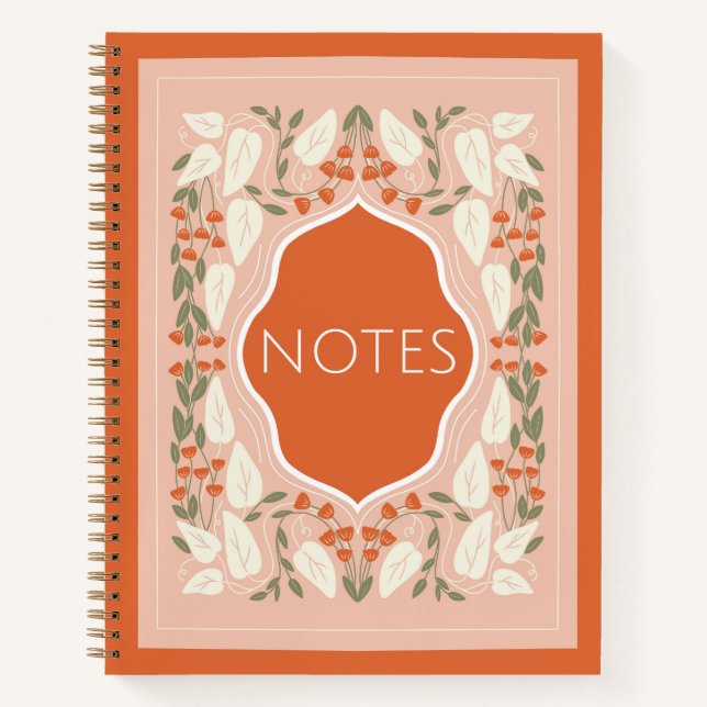 Red Blossom Notebook (Front)
