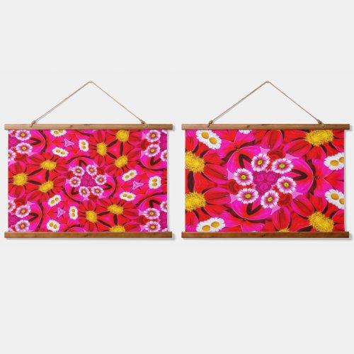 Red Blossoms Pattern Hanging Tapestry