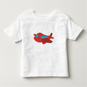 Red & Blue Airplane Toddler T-shirt