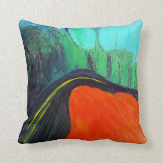 Red, Blue and Black Pillow