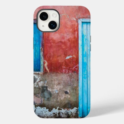 Red blue and grey wall door and window Case_Mate iPhone 14 plus case