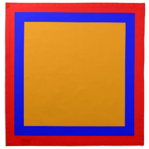 Red Blue and Orange Napkins