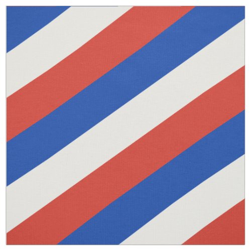 Red blue and whitestriped pattern fabric