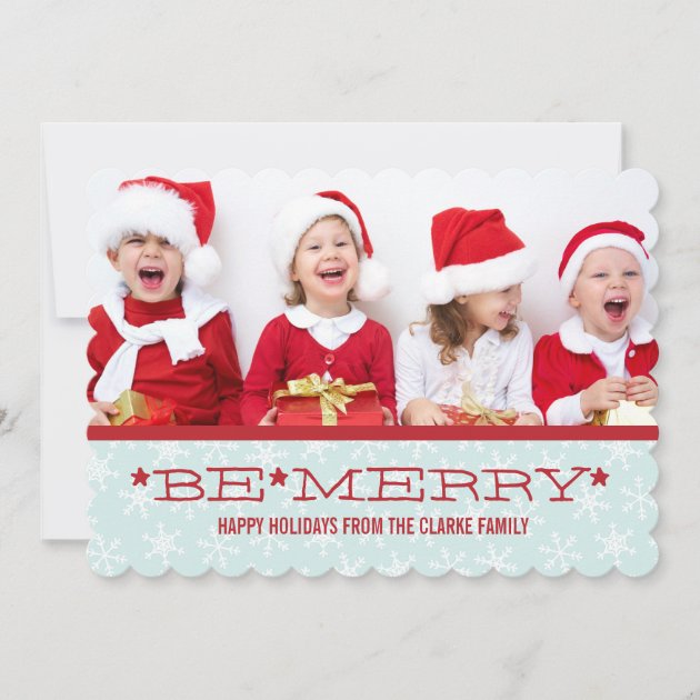 RED BLUE, BE MERRY | HOLIDAY PHOTO CARD