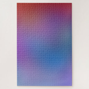 Red Blue Bokeh Blur Colorful Gradient Minimalistic Jigsaw Puzzle