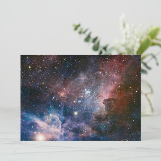 Red & Blue Carina Nebula Hubble Telescope (Standing Front)