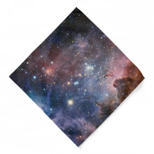 Red & Blue Carina Nebula Hubble Telescope Bandana