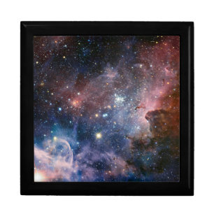 Red & Blue Carina Nebula Hubble Telescope Gift Box