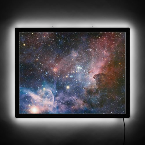 Red  Blue Carina Nebula Hubble Telescope LED Sign