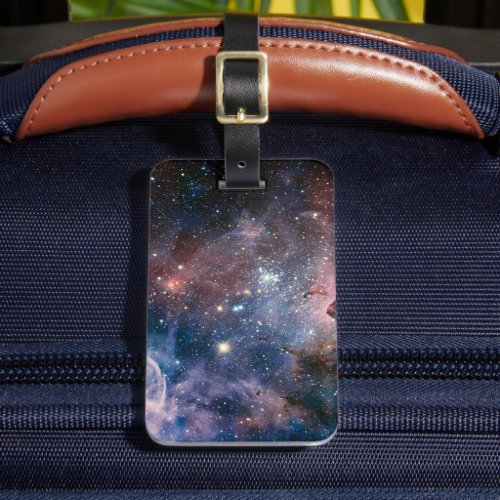 Red  Blue Carina Nebula Hubble Telescope Luggage Tag