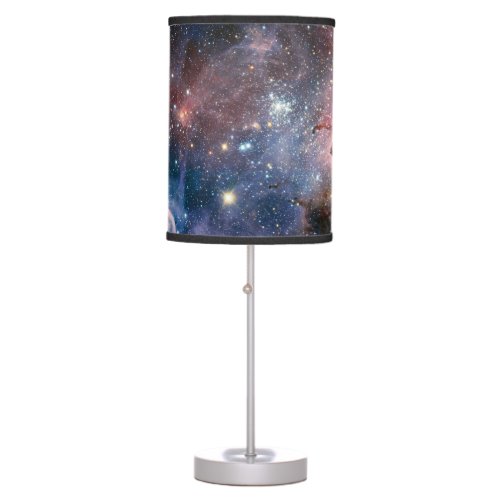 Red  Blue Carina Nebula Hubble Telescope Table Lamp