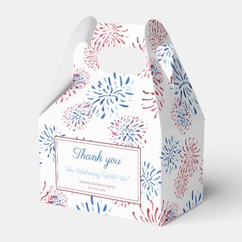 Red Blue Fireworks Firecracker 4th of July Party  Favor Box - Red Blue Fireworks Firecracker 4th of July Party Favor Box
Message me if you need any changes