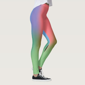 Red Blue Green Black Leggings