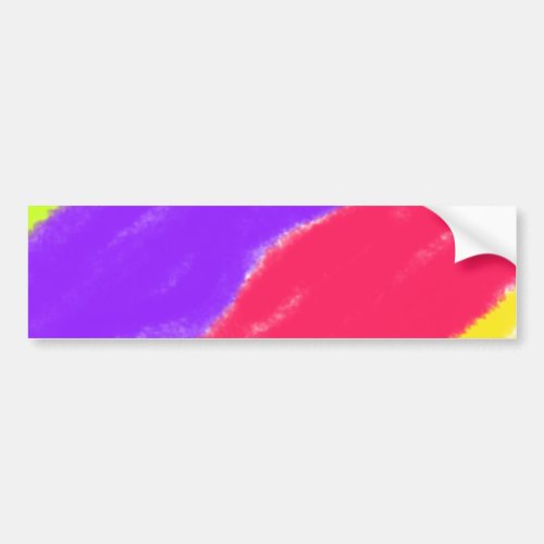 Red blue green multicolored abstract pattern throw bumper sticker