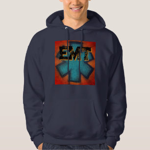 Red/Blue Men's EMT hoodie
