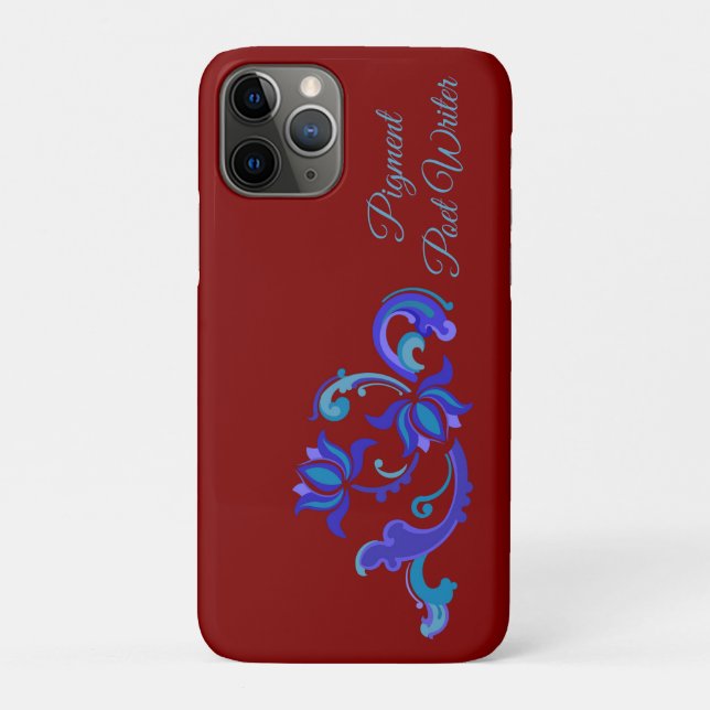 RED & BLUE MODERN COLOUR PLAYING ART FOR GIFT Case-Mate iPhone CASE (Back)