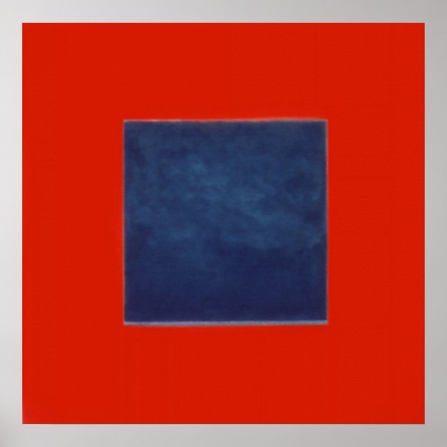red, blue on grey poster (Front)