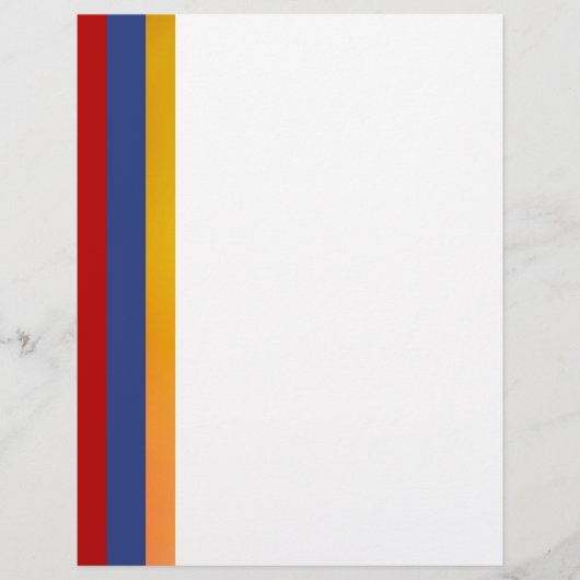 Red Blue Orange Letterhead (Front)