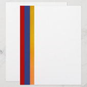 Red Blue Orange Letterhead (Front/Back)