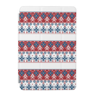 Red blue ornament iPad mini cover