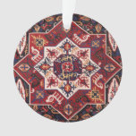 Red &amp; Blue Persian Design Ornament at Zazzle
