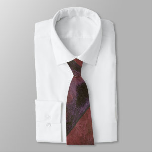 Red Blue Purple Black Abstract Canvas Tie