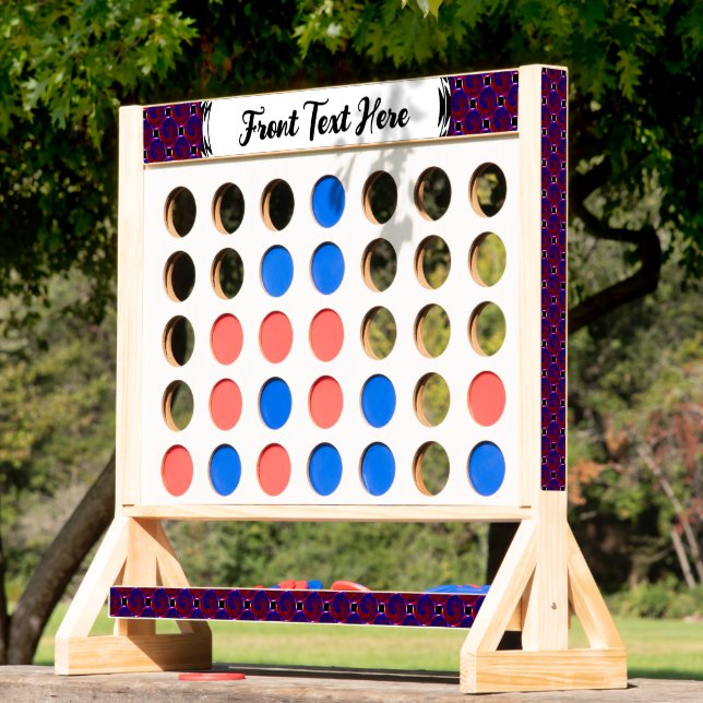 Red & Blue Spiral by Kenneth Yoncich Fast Four (Lawn)