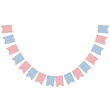 Red & Blue Stars Pattern - Patriotic / 4th of July