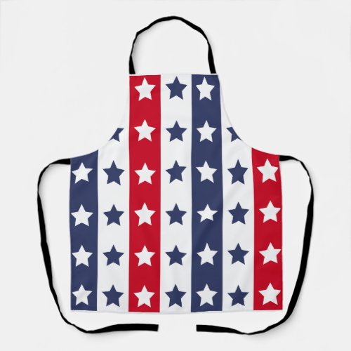 red blue stars usa americanflag flagcolors seamles apron