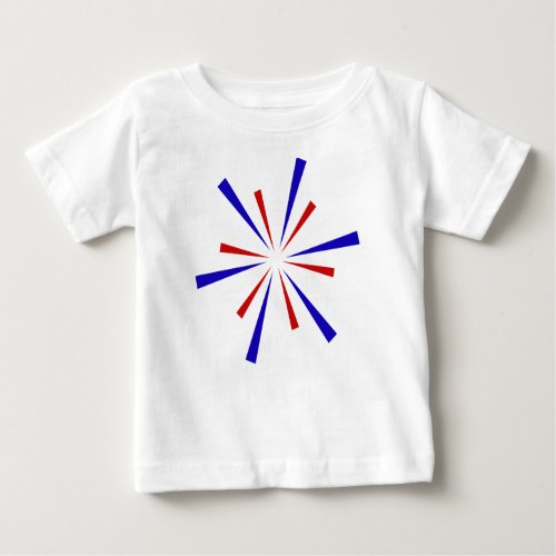 red blue stars usa americanflag flagcolors seamles baby T_Shirt