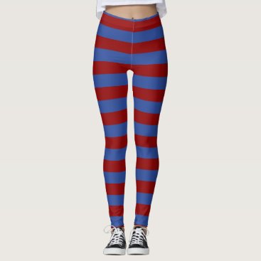 red blue stripes pattern tights