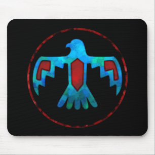 Red & Blue Thunderbird Mousepad