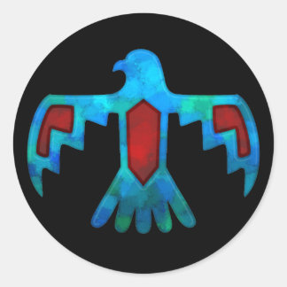Red & Blue Thunderbird Sticker