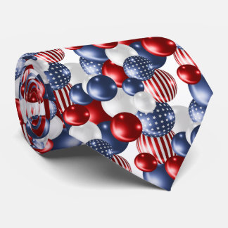 RED BLUE WHITE PATRIOTIC 2 TIE