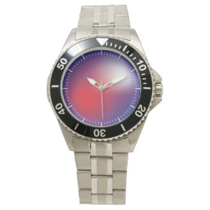 red blue white sphere watch