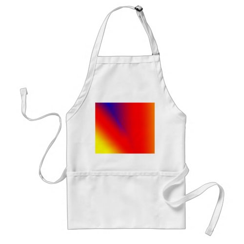 Red blue yellow abstract colorful custom add your  adult apron