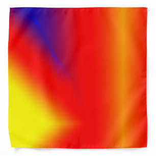 Red blue yellow abstract colorful custom add your bandana