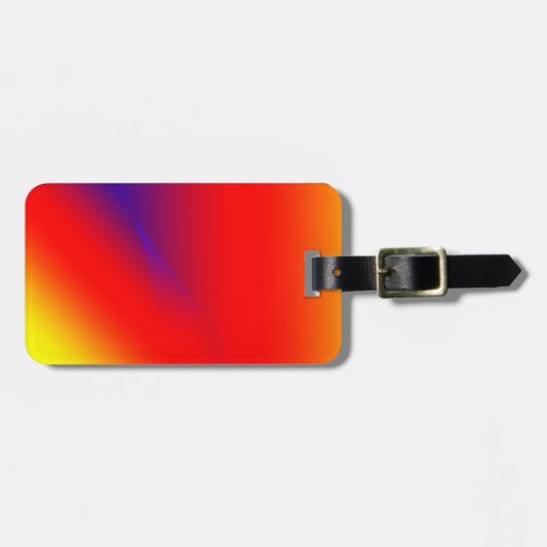 Red blue yellow abstract colorful custom add your  luggage tag