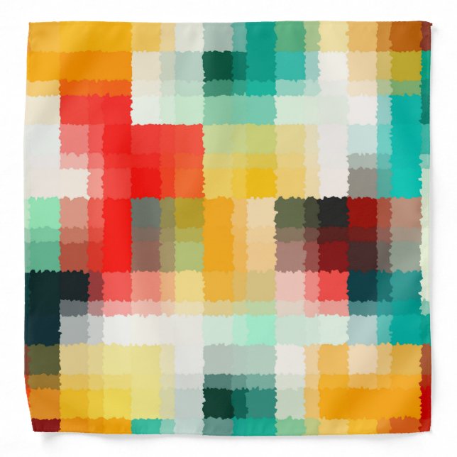 Red Blue Yellow Bandana (Front)