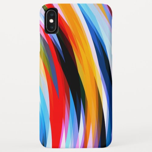 Red Blue Yellow Black iPhone XS Max Case
